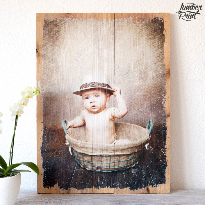 Fotos auf Holz Vintageholz L Lumberprint L