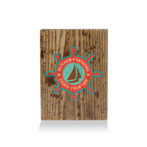 LumberPrint Holzdruck Deko Wandbild SUMMER Paradise Summer