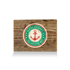 LumberPrint Holzdruck Deko Wandbild HAPPY Journey Summer