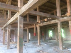 Getreidespeicher Quedlinburg LumberPrint Foto auf Holz