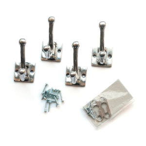 LumberPrint Garderobenset "Silber" mit Gelenk