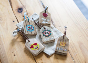 LumberPrint Schlüsselanhänger - Foto auf Holz - Holzdruck