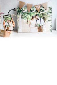 LumberPrint Fichte digitales Bild wird zu LumberPrint