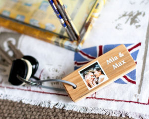 LumberPrint Schlüsselanhänger - Foto auf Holz - Holzdruck