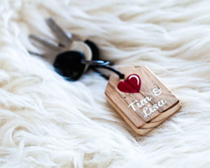 LumberPrint Schlüsselanhänger - Foto auf Holz - Holzdruck