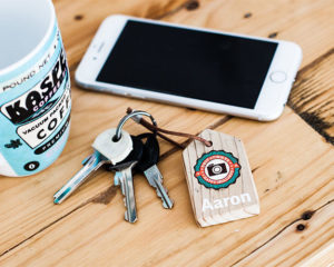 LumberPrint Schlüsselanhänger - Foto auf Holz - Holzdruck